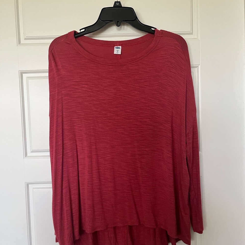 Old Navy Women's Rich Red Tunic Top